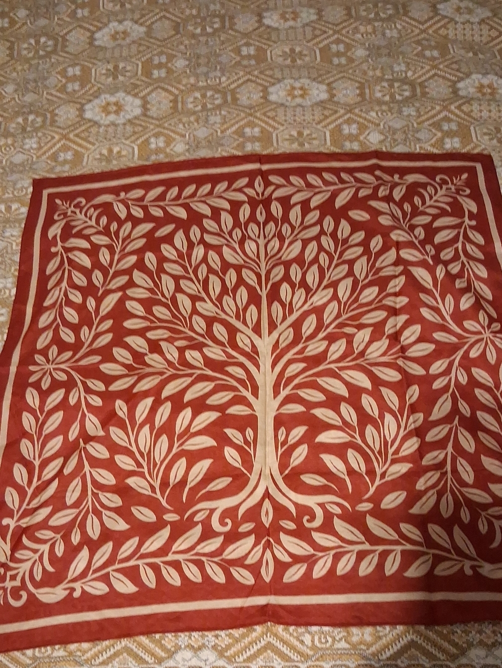 NIP Oddbird Limited Edition Silk Scarf Olive Tree Bandana